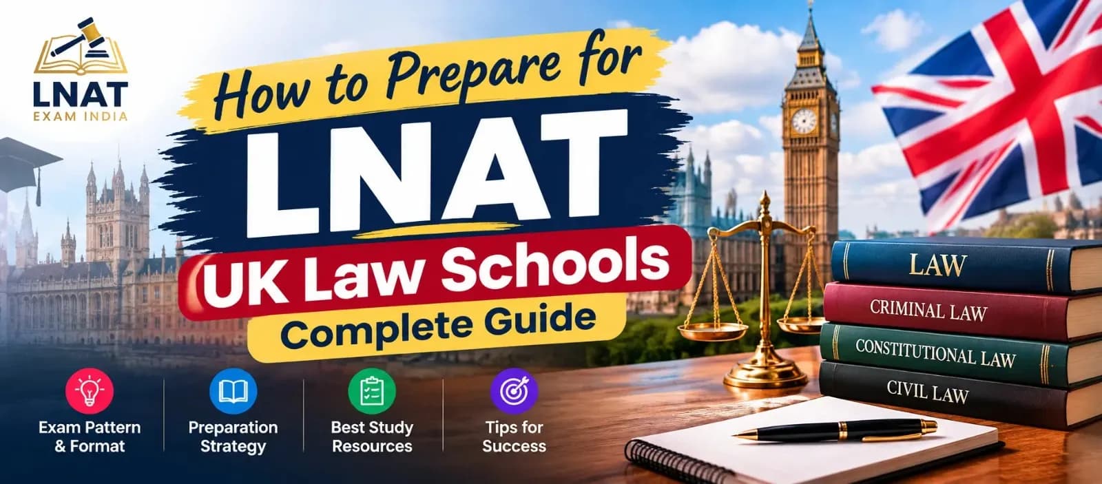 Student planning how to prepare for LNAT for UK law universities with practice tests